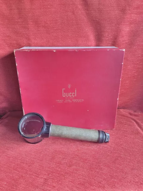 GUCCI Ingranditore Controlla Tessuti Anni 50 Rarità