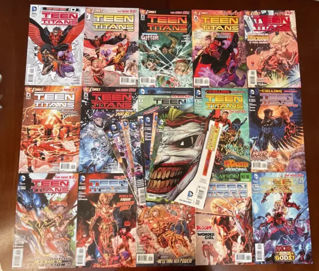 Teen Titans #0 to 23 + Annual 1 & 2 DC Comics Lot New 52 Scott Lobdell