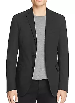 Polo Ralph Lauren Men's Black Morgan Slim Fit Sport Coat, 42 REG