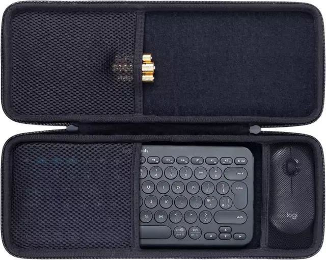 Custodia rigida da viaggio rigida per Logitech K380/Pebble Keys 2 K380s Tastiera 2