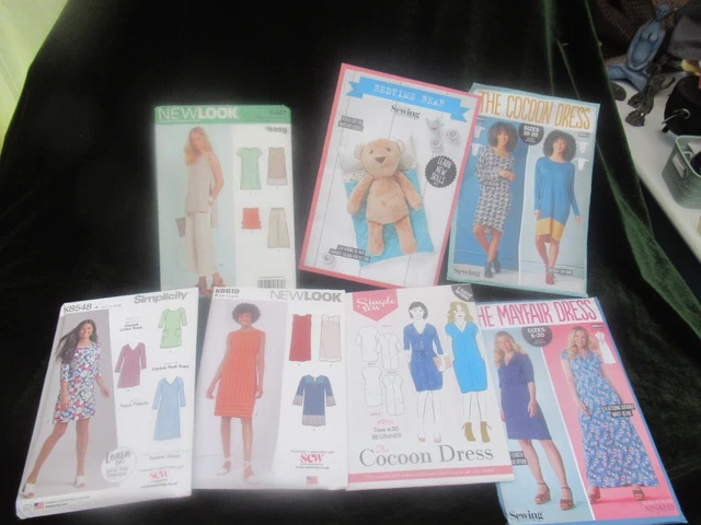 Large Bundle of Sewing Patterns - All new