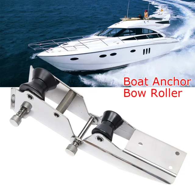 Marine Bow Boat Anchor Roller Stainless Steel For Fixed Marine Boat Docking