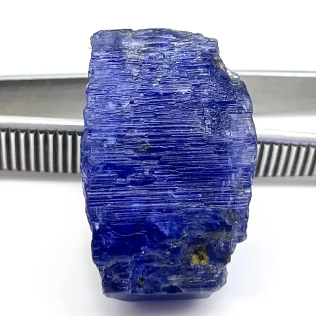 54 Cts Natural Tanzanite Rough Vibrant Blue Certified Stunning Loose Gemstone