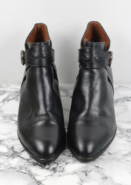 Russell & Bromley Noir Cuir Western Bottines, Pointure Eu 37 /UK 4 3