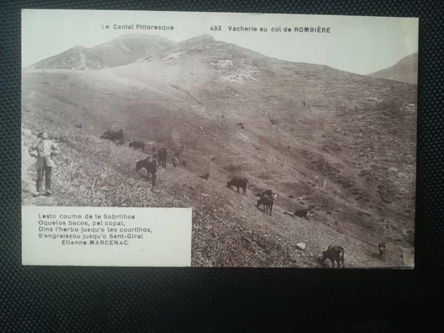 CPA 15 Le Cantal Pittoresque - Vacherie au col de ROMBIERE
