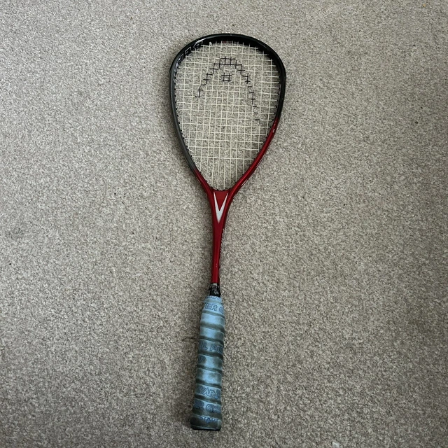 Head Power 195 Squash Racket 470 Beam Constant Black Red