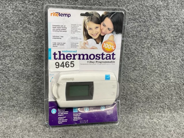 RiteTemp 6025 7-Day Digital Programmable Universal Thermostat