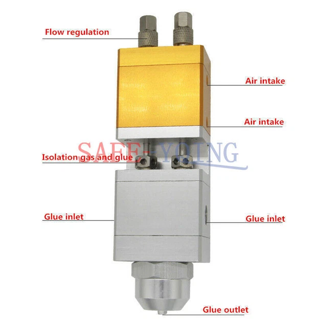 ONE Two-liquid Suction Type Precision Dispensing Valve Dispenser Valve 0.01ML