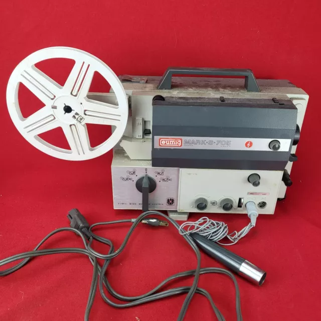 Eumig Mark S 705 - Super 8 Sound Film Projector Very Rare - Made In Austria