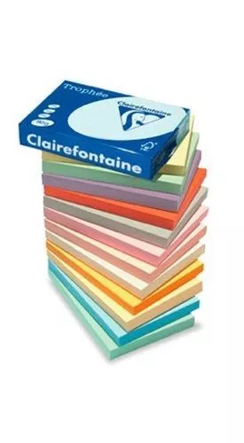A4 farbige Handwerk Drucker Kopierer KARTE Clairefontaine Adagio Rey weiß 160 gsm