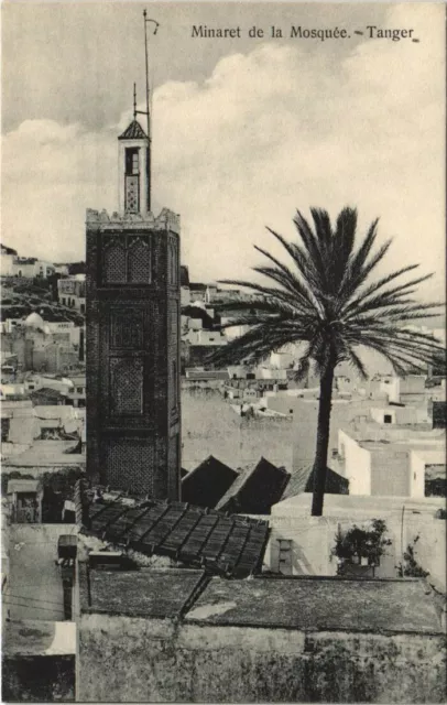 CPA AK TANGER Minaret de la Mosquée MAROC (24348)