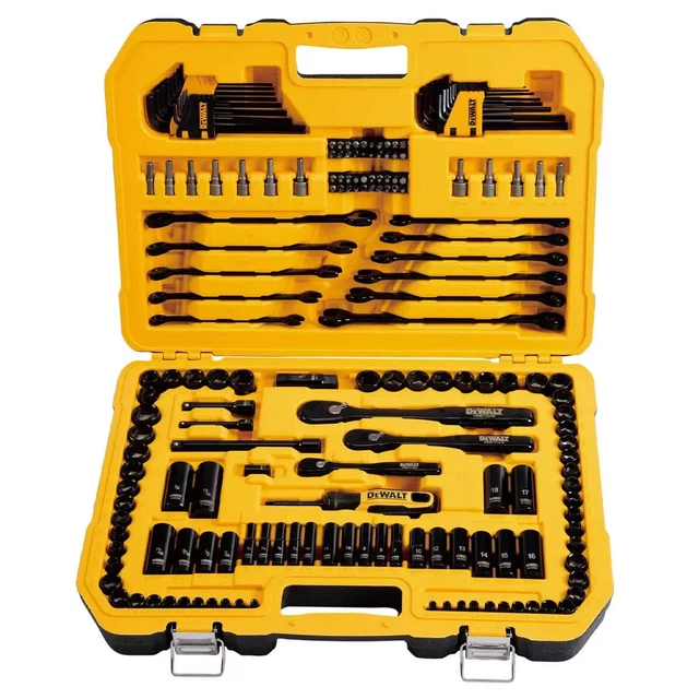 DEWALT 184 PIECE Black Mechanics Tool Set DWMT45184-1 $270.00 - PicClick AU
