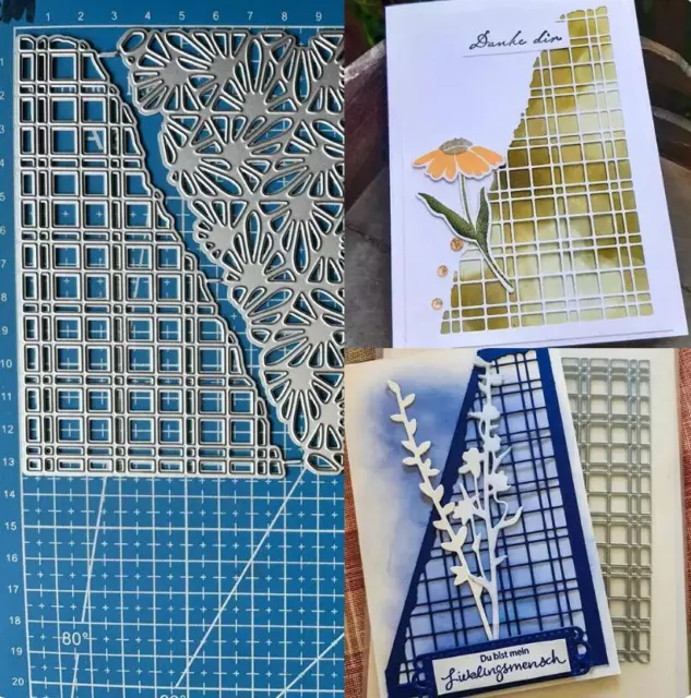 Esquina de encaje troqueles de corte de metal libro de recortes en relieve papel tarjeta artesanías plantillas