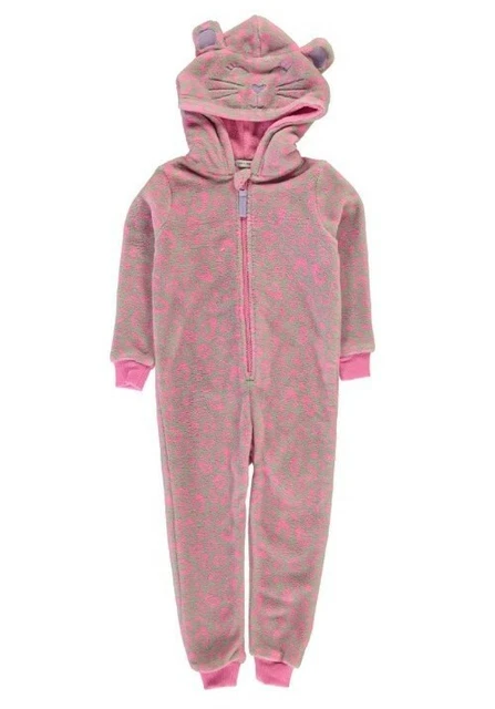 LEO GATTO ALL IN ONE età 1 - 2 ragazze PILE 12 - 24 MESI REALIZZATO rosa