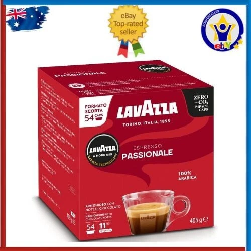Lavazza, a Modo Mio Espresso Passionale, 54 Coffee Capsules, Ideal for a 40Ml