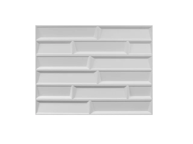 3D Wandpaneel - 1 Pack: 3 m² - Set aus 6 Teilen - GREAT
