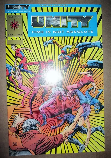 Unity 1 GOLD Premium Variant NM+ 9.6 Promo Valiant 1992 X-O Manowar, Solar, Rai