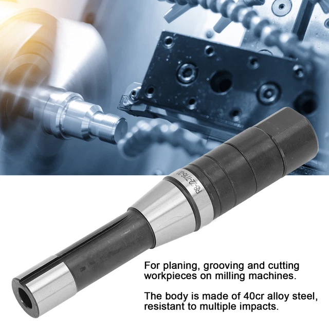 Face End Mill Arbor Shank Flange 40cr R8 Milling Cutter Accessory R8-22-7/16-20