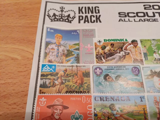 Scouting World Stamps Theme Pack (12 Stamps) 2