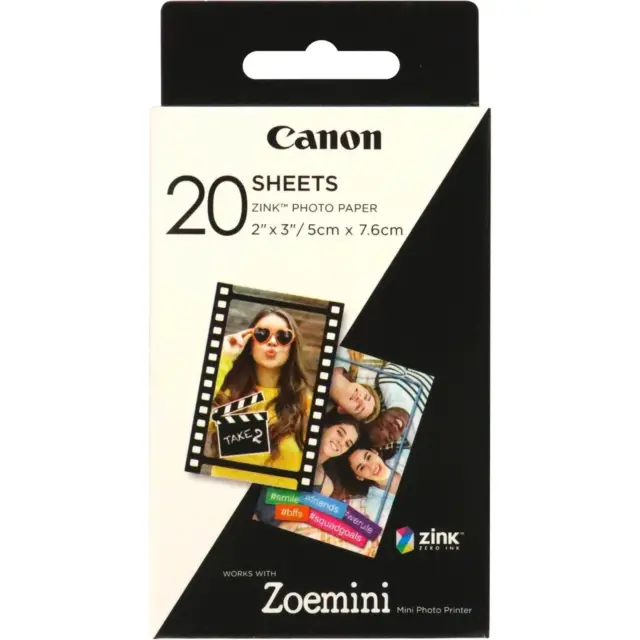 Canon ZP-2030 ZINK Paper 5 x 7,5 cm (20 Blatt) ZINK Material