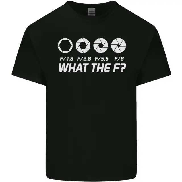 Photography What the F Stop Photographer Mens Cotton T-Shirt Tee Top