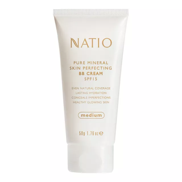 Natio Pure Mineral Skin Perfecting BB Cream SPF 15 Tan Online Only