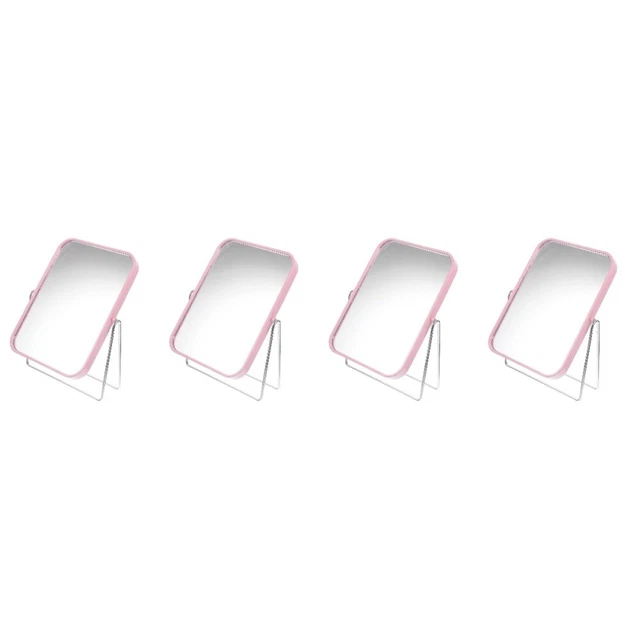 Lentes de escritorio espejo cuadrado estética decoración de habitación cuadrado de mano