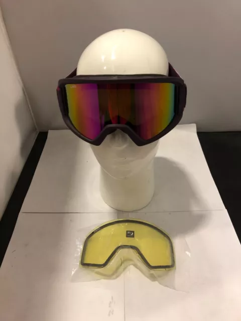 Giro Womens Dylan Ski/Snow Goggles - Urchin Cloud Dust - Amber Pink Lens