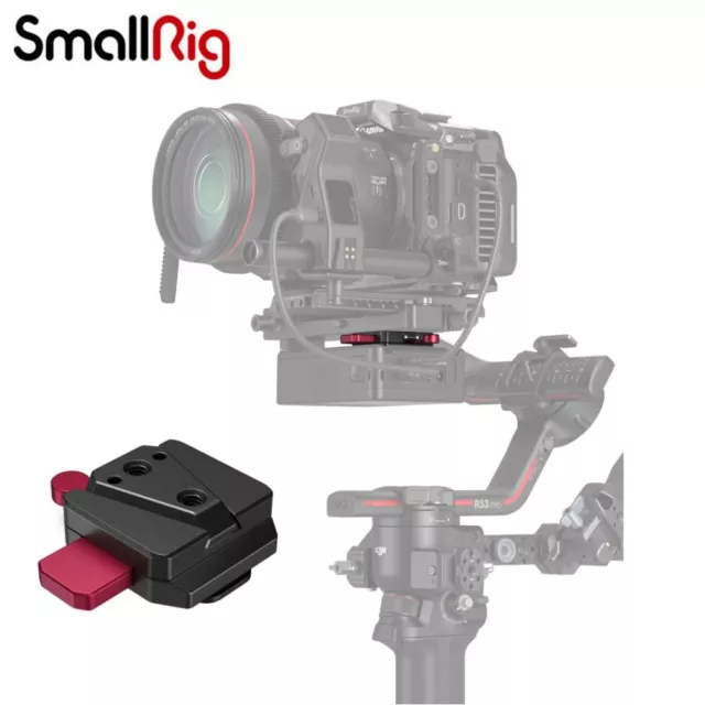 SmallRig Mini V Mount Battery Plate for DJI RS 3 / RS 3 Pro/RS 2 / RSC 2 Gimbals
