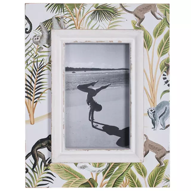 Photo Frame Tropical Palm Monkey Mada 624