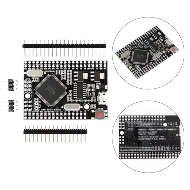 Carte de développement de puces compacte Mega 2560 PRO Embed CH340G ingénierie