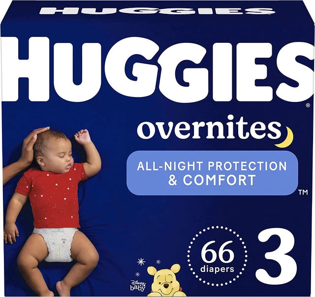 Overnites Diapers, Size 3
