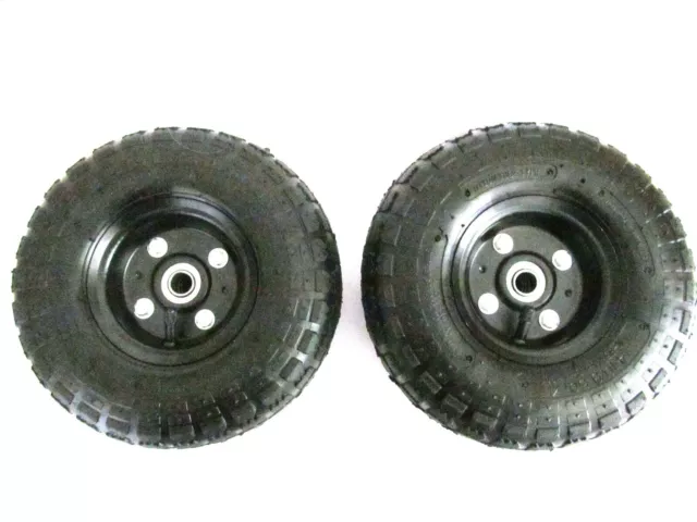 Solution #36 Surface Cleaner Replacement  PAIR of 10" Pneumatic Wheel And Tire