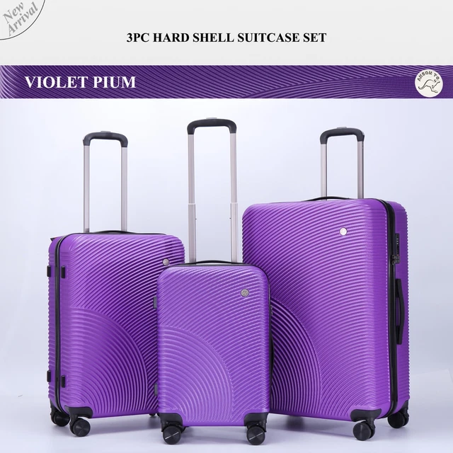 Built-in TSA lock 1-3pc Trolley Travel Luggage Suitcase set 4 Wheel lightweight
