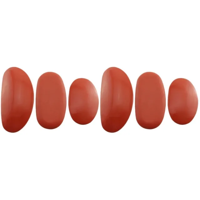 2 juegos de herramientas de cerámica de goma roja para niños