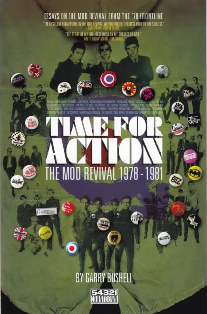 Time For Action: The Mod Revival 1978-1981 by Garry Bushell Paperback Book