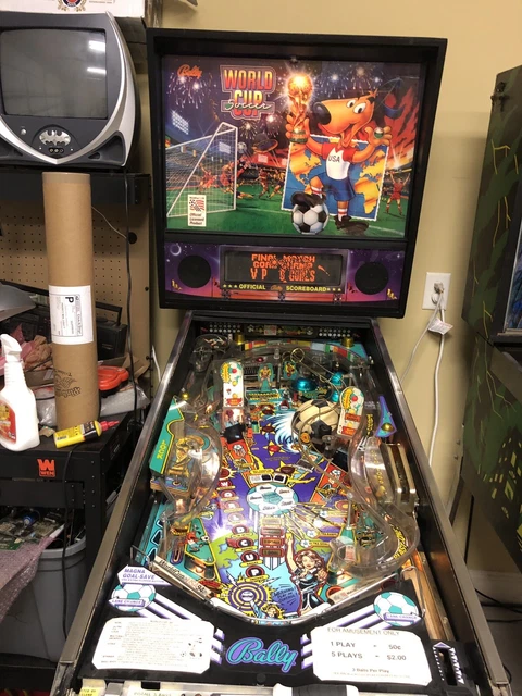 Bally World Cup Soccer 94 Pinball Machine FREE SHIPPING