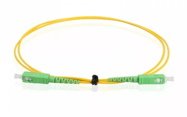 Flexible Fibre Optique Monomode 3mm Simplex Sc / APC Lszh G657A2 1m