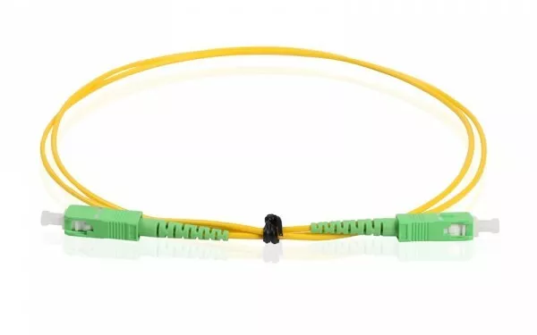 Linea Fibra Ottica Single Mode 3mm Simplex Sc / APC Lszh G657A2 1m