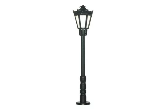 VIESSMANN 6070 Scala HO Lampione colore nero per parchi mm. 56 (con LED bianco)