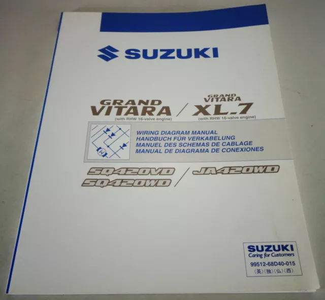 Workshop Manual Electric/Schematics Suzuki Grand Vitara/XL7 Stand 11/2003