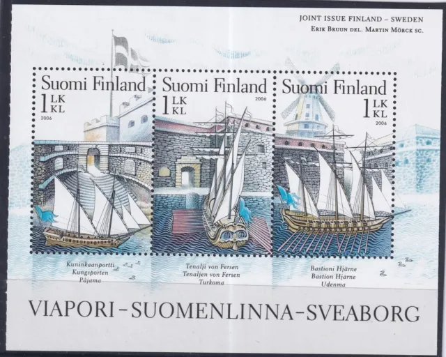 2006 Finland - Sg: Ms 1825/27 - Sveaborg Fortress - Unmounted Mint
