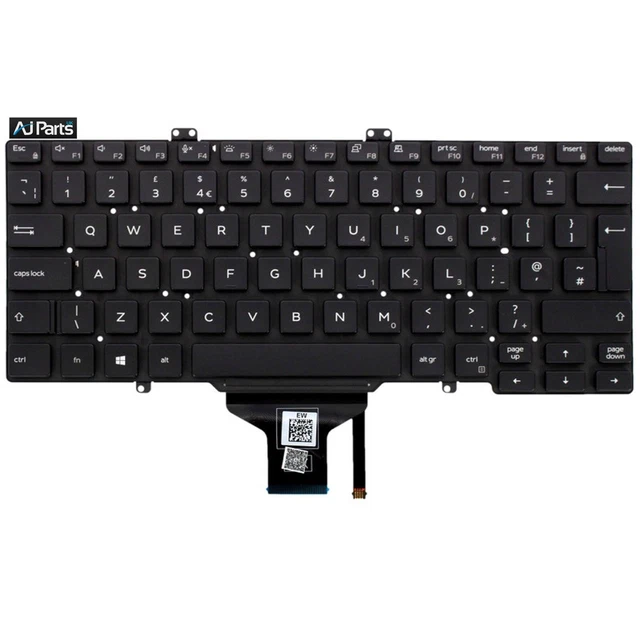 Latin Spanish Backlit Keyboard For Dell Latitude 5400 5401 5410 5411 7400 7410 | Open Box, No Pointing Stick
