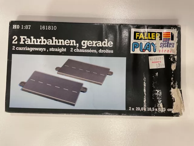 HO Faller Car System Play Street - Straight Sections #161810