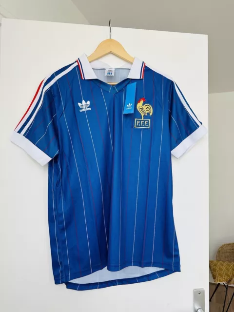 Maillot France 1982 #10 Platini Coupe Du Monde Équipe De France Neuf Rétro 🇫🇷