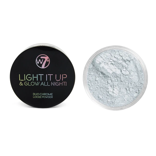 ¡Light It Up & Glow Toda la noche! Polvo suelto cromado Duo - en el aire
