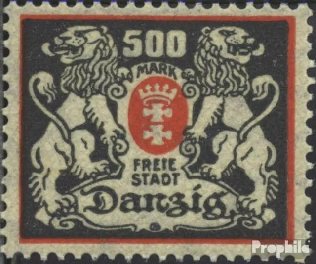 Danzig 144 postfrisch 1923 Freimarken