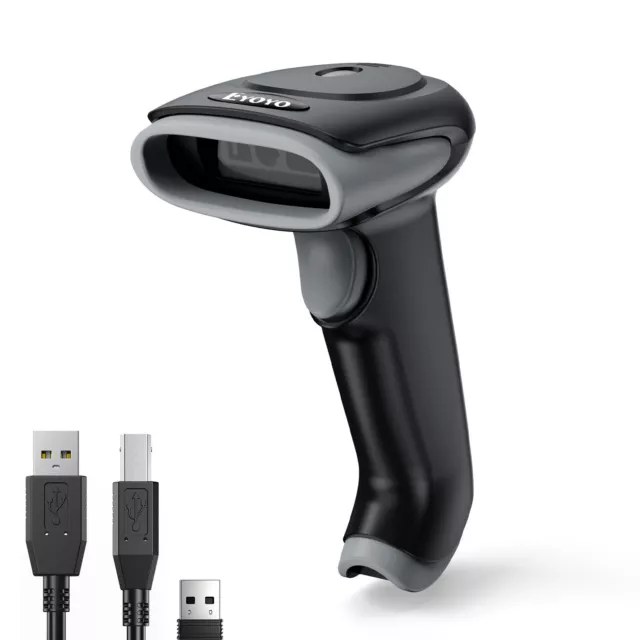 Eyoyo 2D 1D QR Code Barcode Scanner Automatic Fast Precise scanning for Phone PC 2