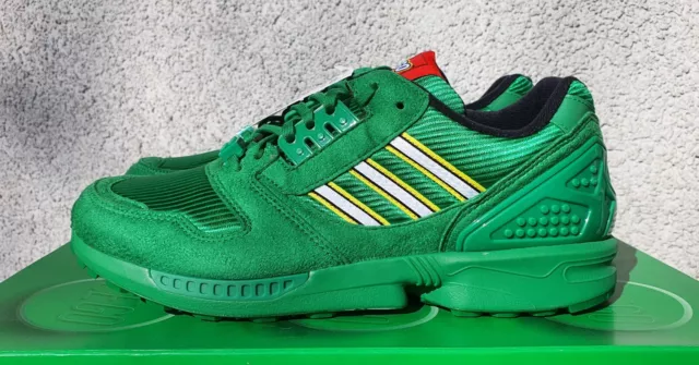 Adidas Torsion ZX8000 Lego FY7082 Grün Neu in 44 UK 9,5 US10 Zx 8000 kein Zx9000