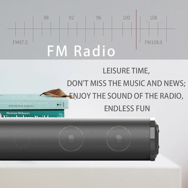 2024 BLUETOOTH 3D Surround Sound Bar Wireless TV Home Theater Soundbar